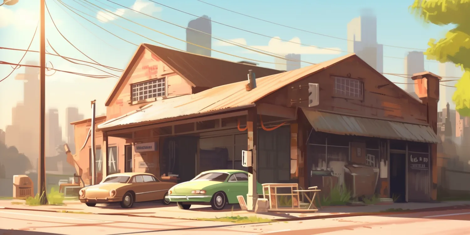 Warsztat samochodowy jaki budynek?