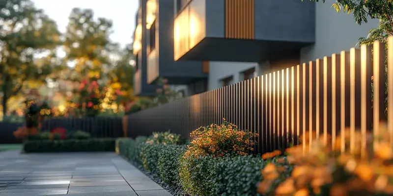 Polnische Metallzaune